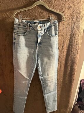 Express Light Blue Skinny Jeans